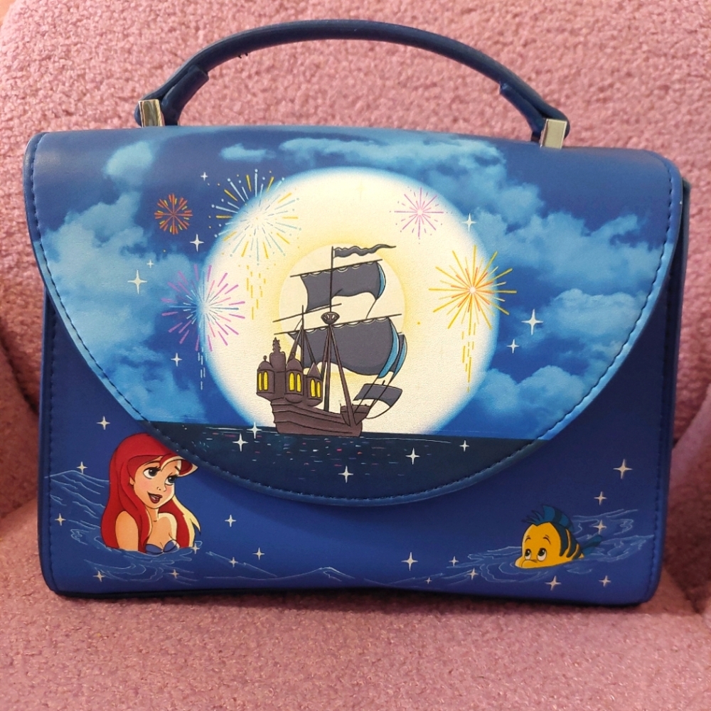 Loungefly Disney The Little Mermaid Glow-in-the-Dark Purse